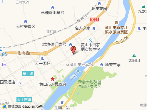 黃山地圖