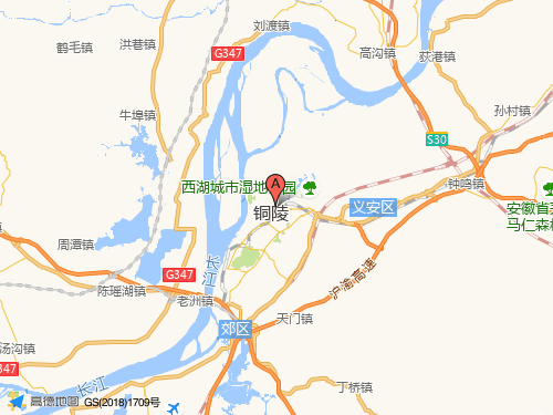 銅陵地圖