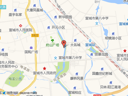 宣城地圖