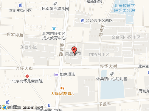 懷柔區地圖