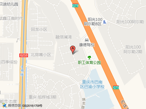 巴南區地圖
