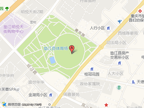 墊江地圖