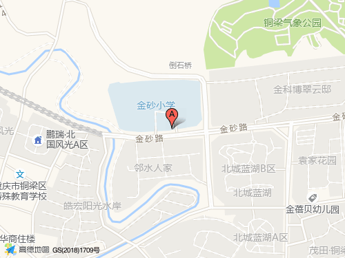 銅梁區地圖