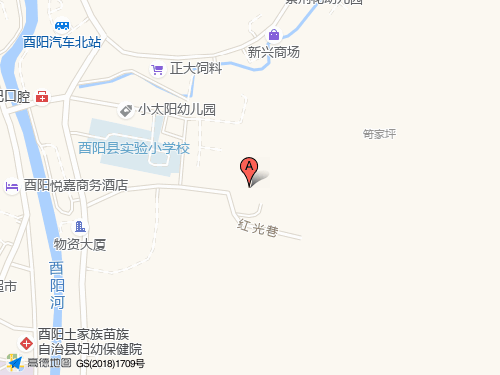 酉陽地圖
