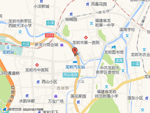 龍巖地圖