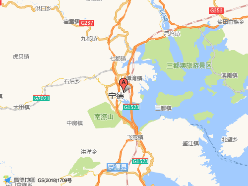 寧德地圖