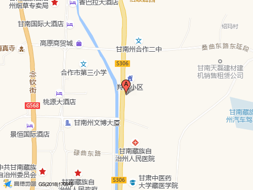 甘南地圖