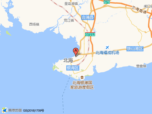 北海地圖