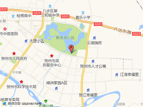 賀州地圖