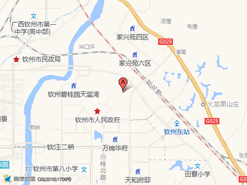 欽州地圖
