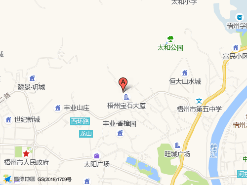 梧州地圖