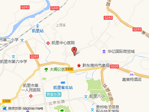 黔東南地圖