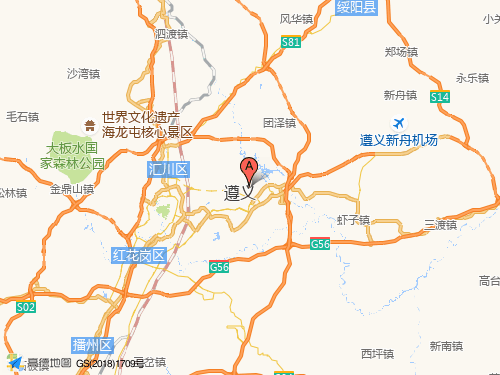 遵義地圖