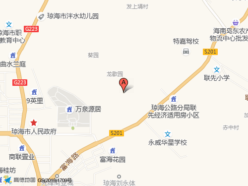 瓊海地圖