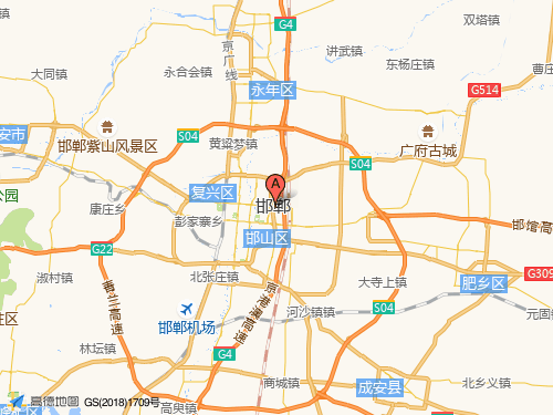 邯鄲地圖