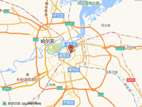 哈爾濱地圖