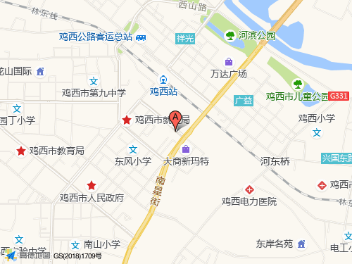 雞西地圖