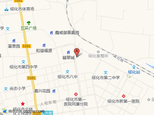 綏化地圖