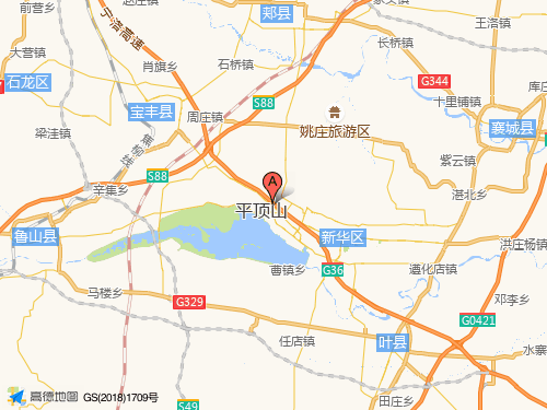 平頂山地圖