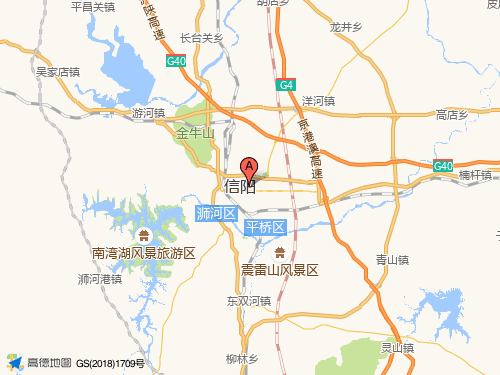 信陽地圖