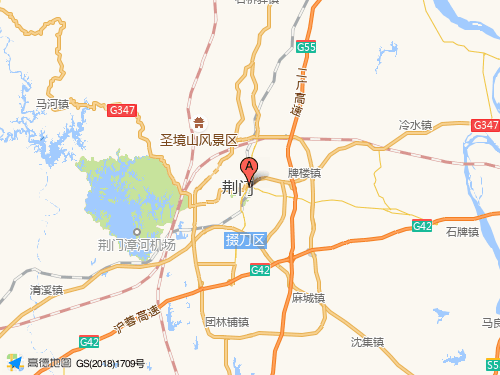 荊門地圖