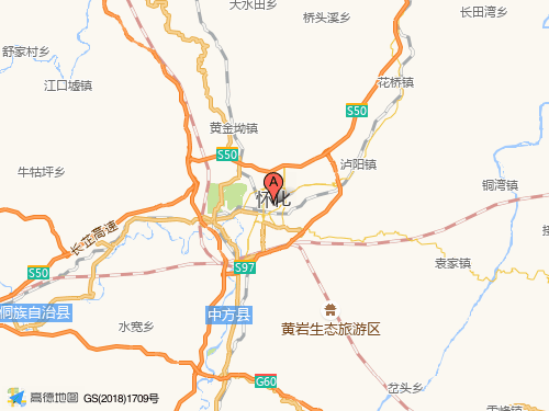 懷化地圖