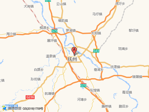 撫州地圖