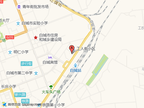 白城地圖