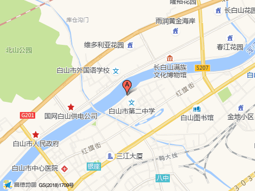白山地圖