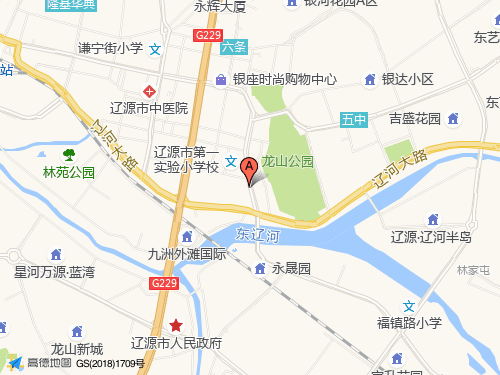 遼源地圖