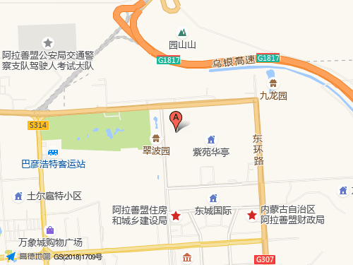 阿拉善地圖