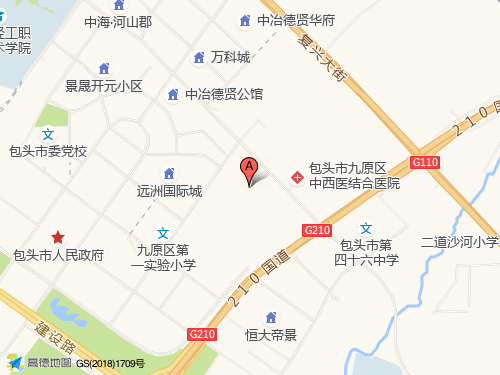 包頭地圖
