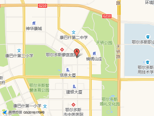 鄂爾多斯地圖