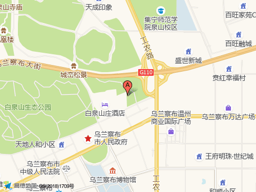 烏蘭察布地圖