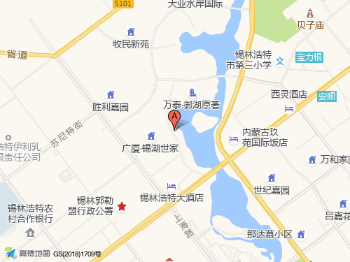 錫林郭勒地圖