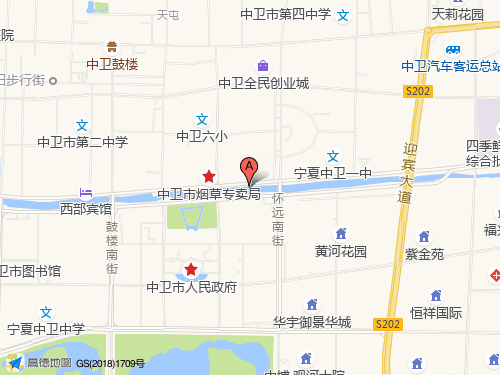 中衛(wèi)地圖