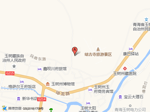 玉樹地圖