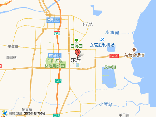 東營地圖