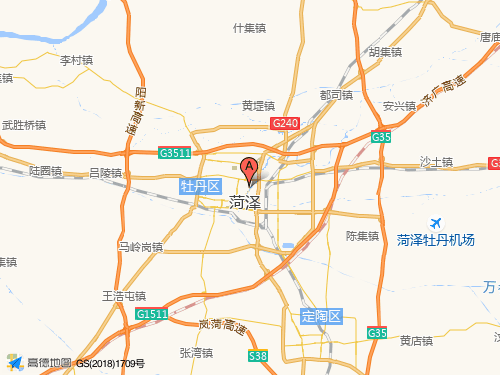 菏澤地圖