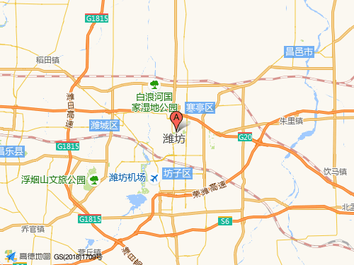 濰坊地圖