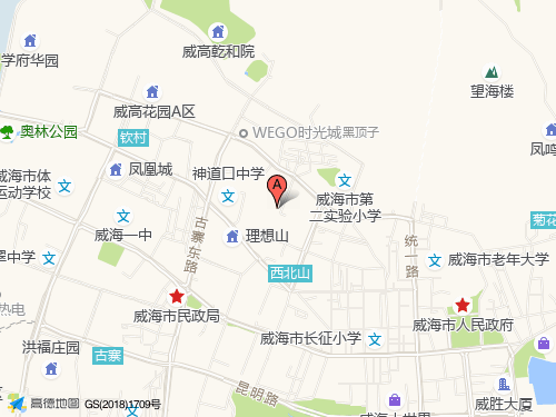威海地圖