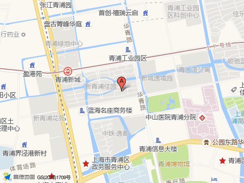 青浦區地圖