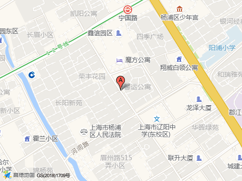 楊浦區地圖