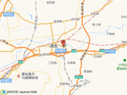 渭南地圖