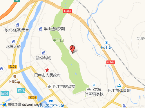 巴中地圖