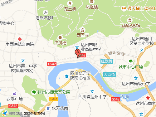 達(dá)州地圖