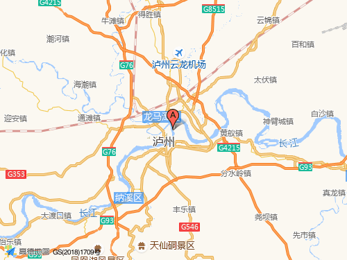 瀘州地圖