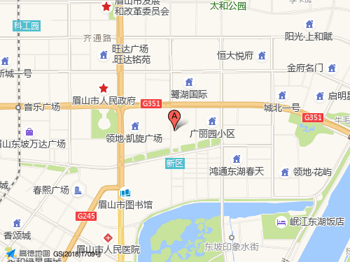 眉山地圖