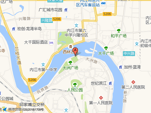 內江地圖