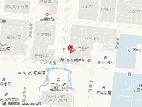 阿拉爾地圖